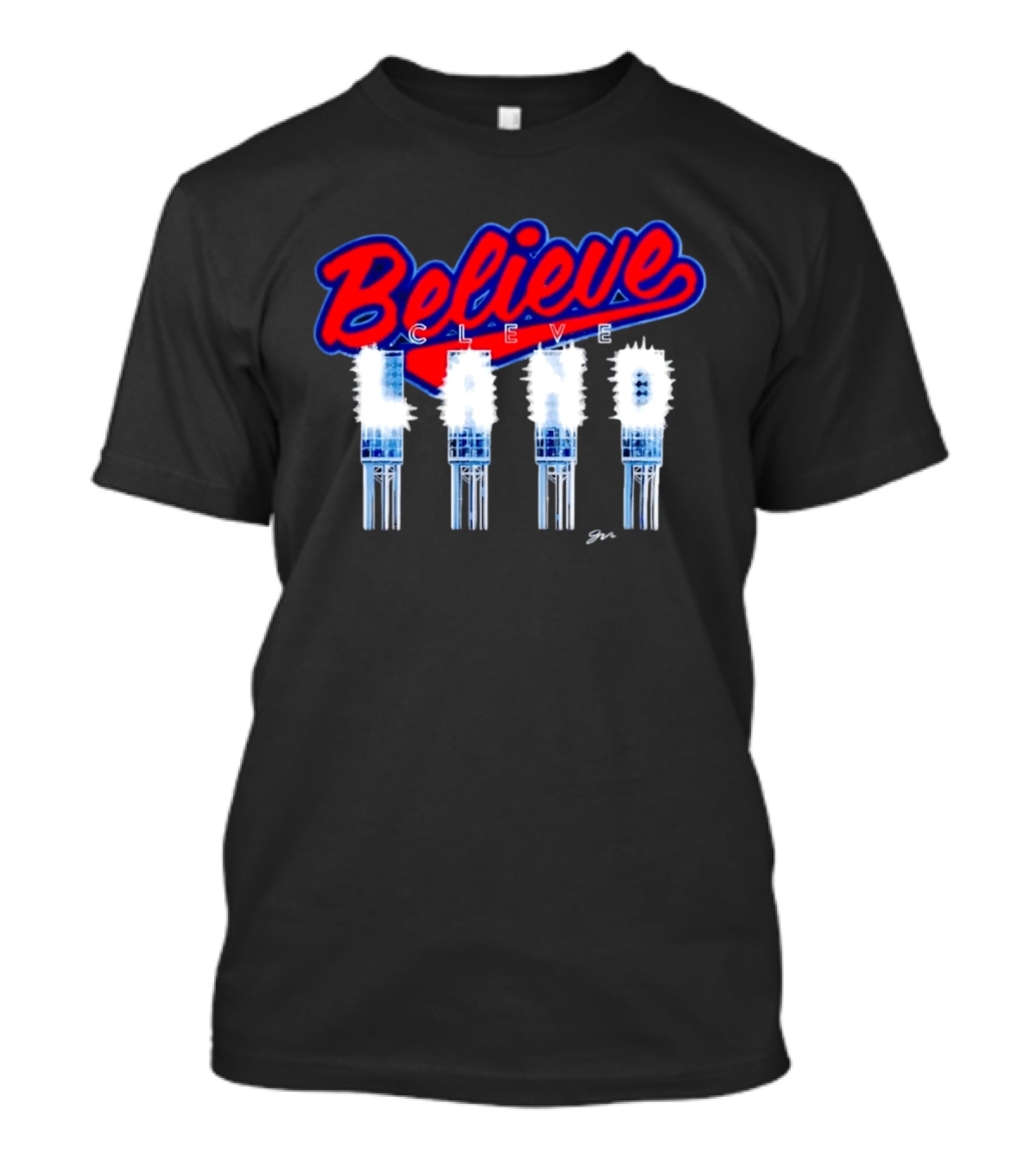 Believe Cleveland Ohio City Lights Sports T-Shirt