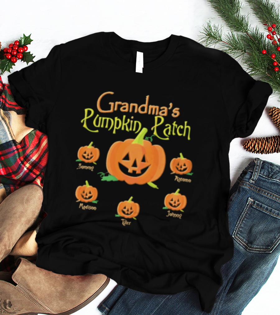 Grandma's Pumpkin Patch Kansas City Chiefs Sammy Katano Madison Johnny Tank Tyler T-Shirt