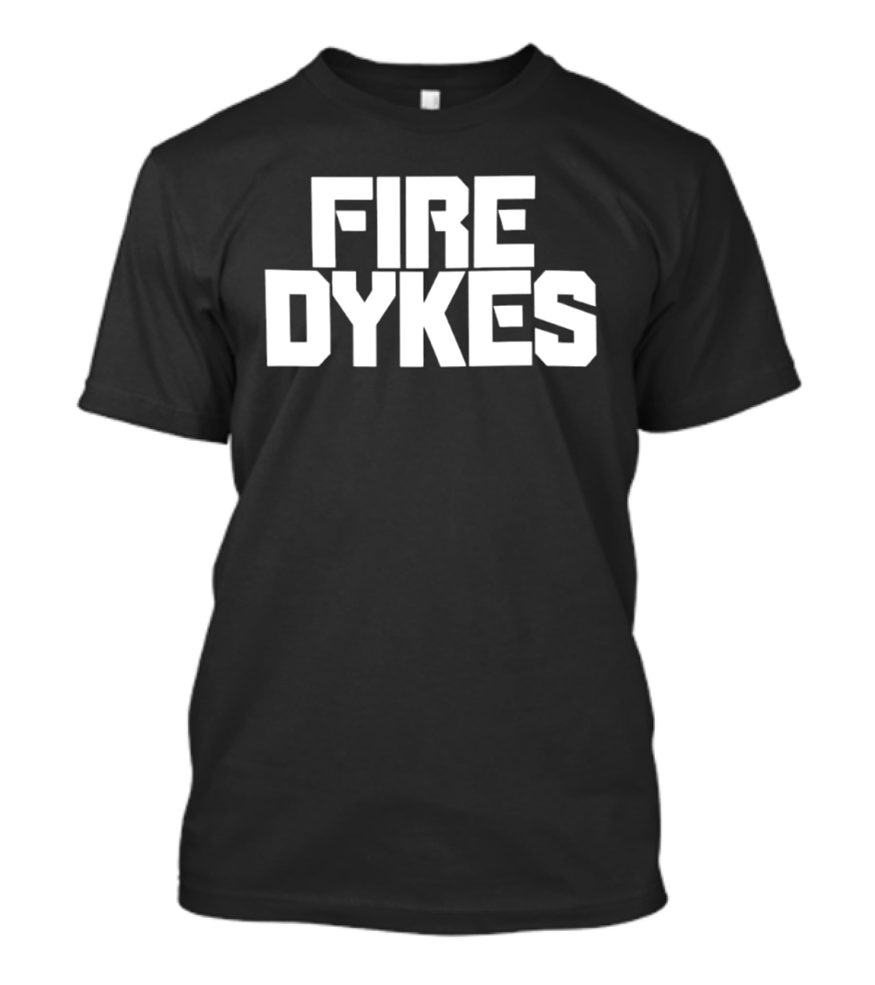 Lesbian Pride LGBTQ Queer Activism Fire Dykes T-Shirt
