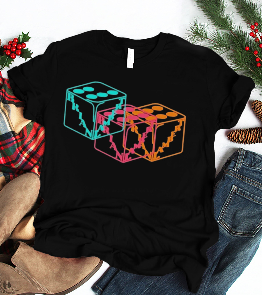 Green Bay Packers Lambert Fiesta Dice Neon Dice T-Shirt