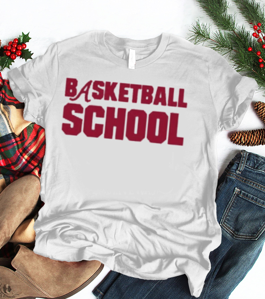 Alabama Crimson Tide Basketball School Basketball School T-Shirt