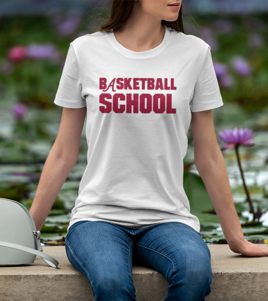 Alabama Crimson Tide Basketball School Basketball School T-Shirt