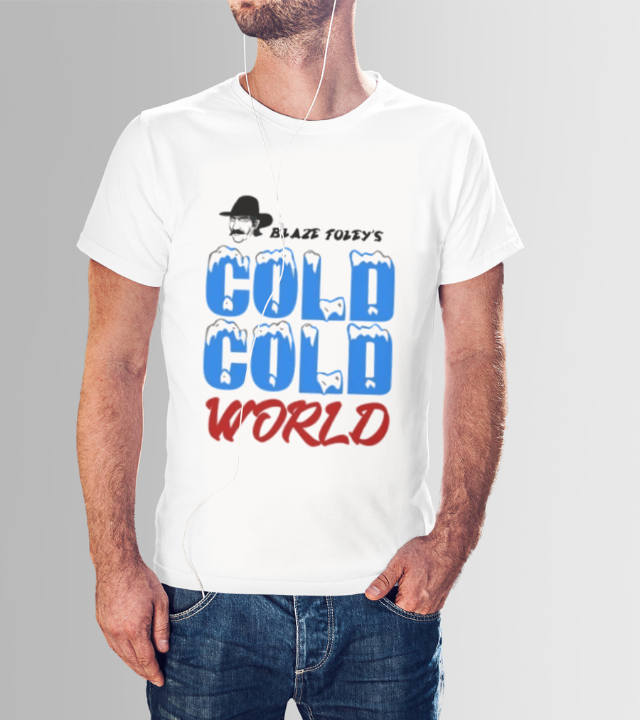Blaze Foley's Cold Cold World Country Music T-Shirt