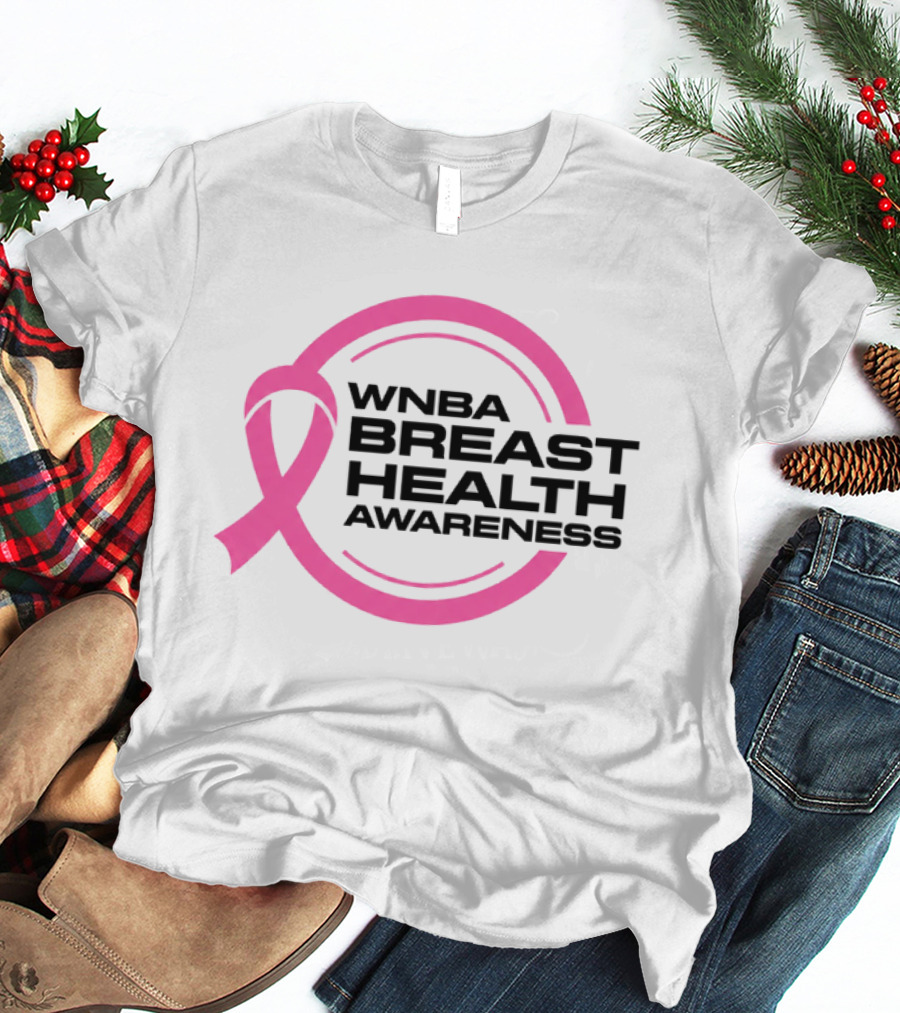 WNBA Breast Health Awareness Caitlin Clark Pink Ribbon T-Shirt