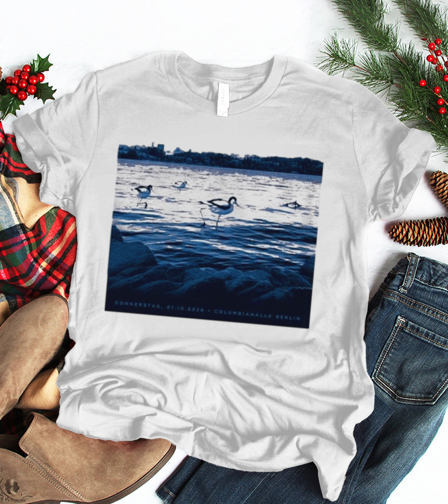 Donnerstag 01.10.2026 Columbiahhalle Berlin Death Cab For Cutie Birds By Water T-Shirt