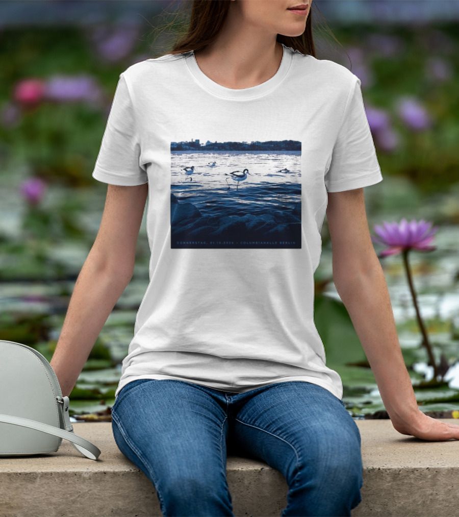 Donnerstag 01.10.2026 Columbiahhalle Berlin Death Cab For Cutie Birds By Water T-Shirt