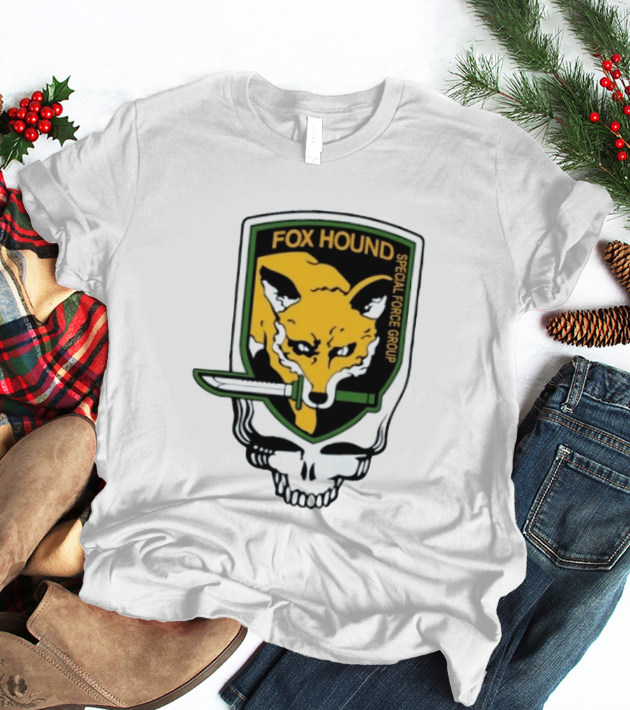 Fox Hound Special Force Group Grateful Dead Steal Your Face Patch T-Shirt