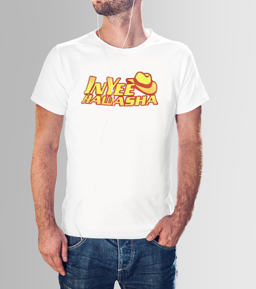 Inyee Hawasha Yellow Red Cowboy Hat T-Shirt