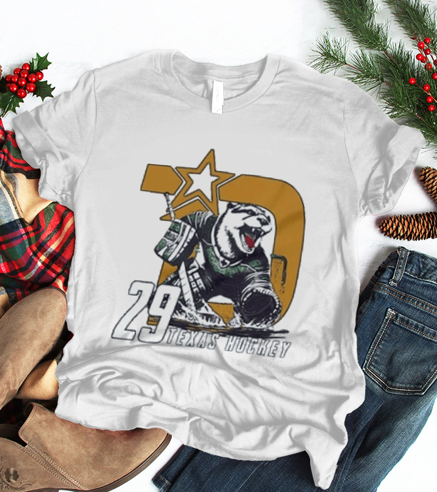 Texas Hockey Otter 29 Dallas Stars T-Shirt