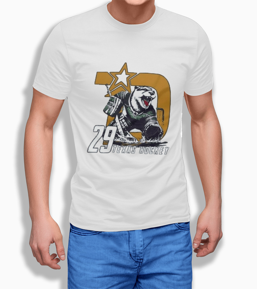 Texas Hockey Otter 29 Dallas Stars T-Shirt
