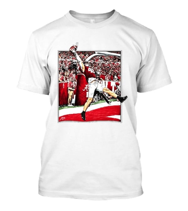 Josh Jacobs Alabama Football Touchdown Celebration T-Shirt