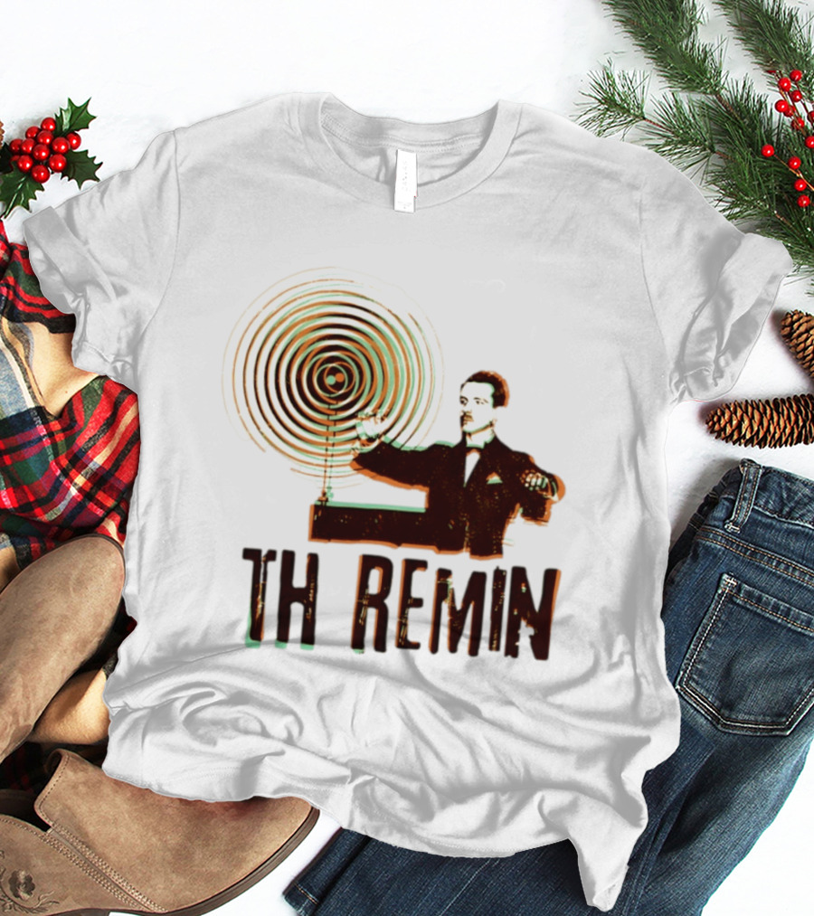 Theremin Electronic Music Leon Theremin Playing Instrument T-Shirt