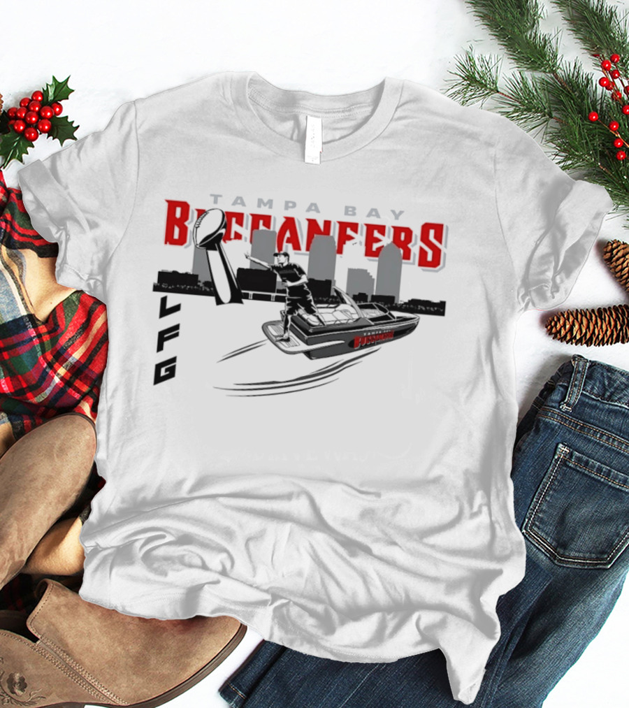Tampa Bay Buccaneers LFG Boat Parade Championship Celebration T-Shirt