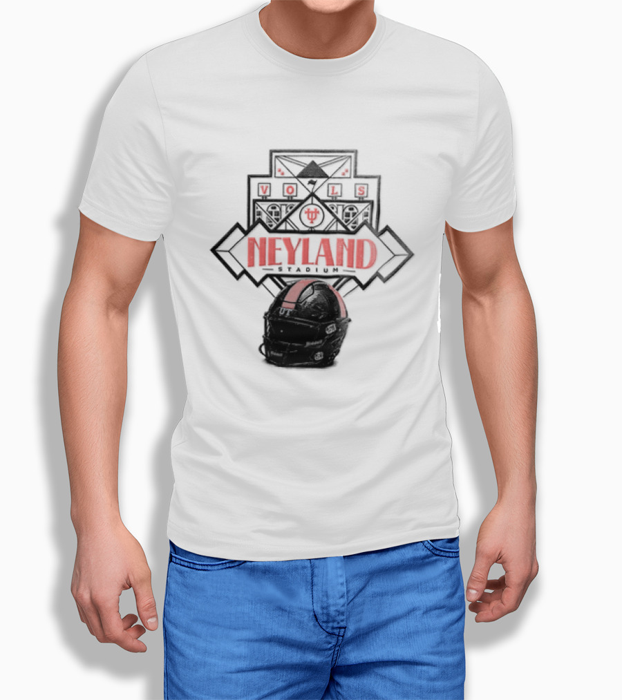 Vols Neyland Stadium UT Helmet T-Shirt