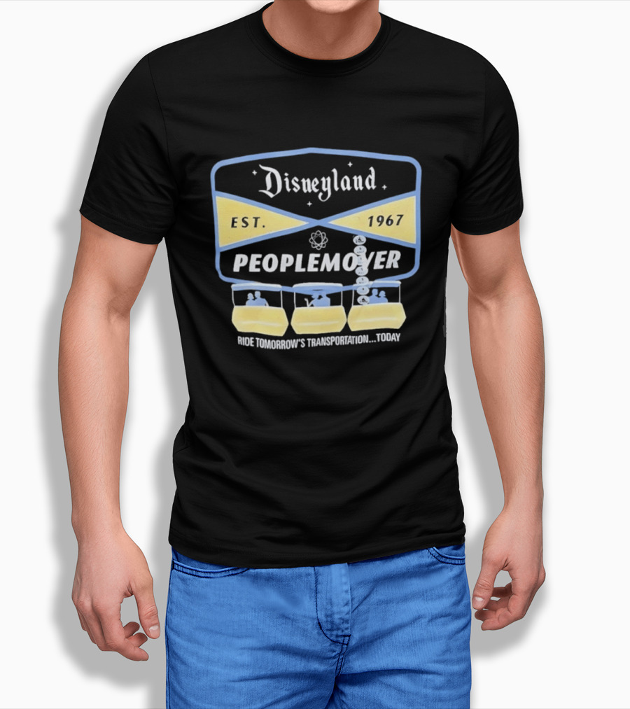 Disneyland PeopleMover EST 1967 Ride Tomorrow's Transportation Today T-Shirt