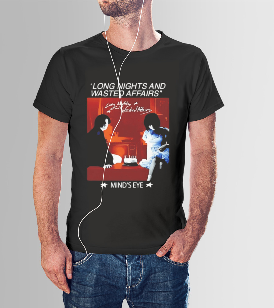 Long Nights And Wasted Affairs Mind's Eye Vintage Party Scene T-Shirt