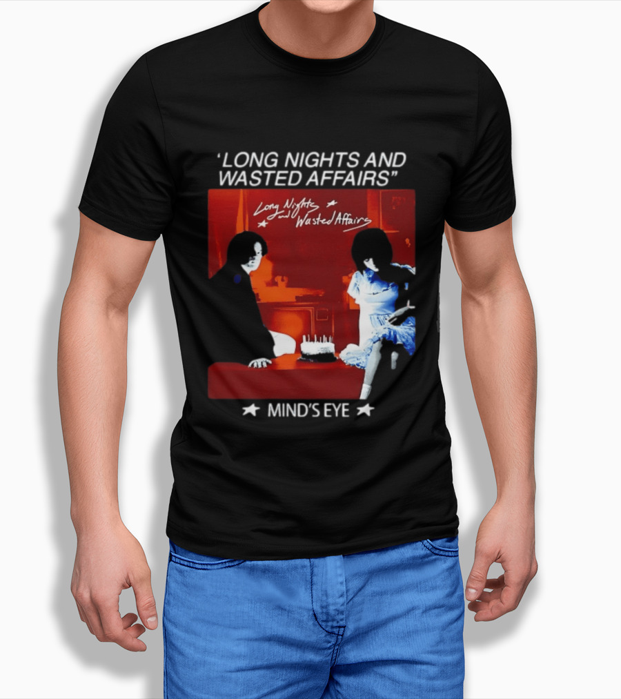 Long Nights And Wasted Affairs Mind's Eye Vintage Party Scene T-Shirt