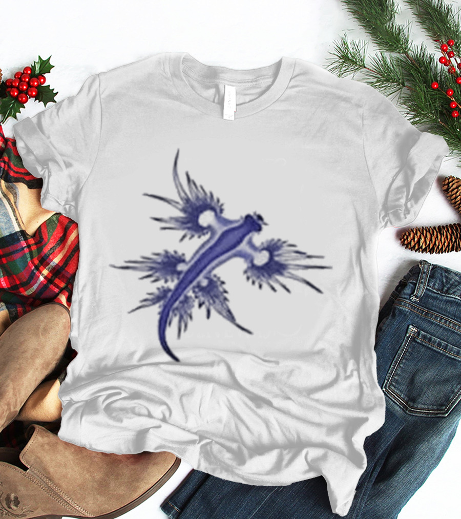 Blue Dragon Sea Slug Glaucus Atlanticus Nature Beauty T-Shirt