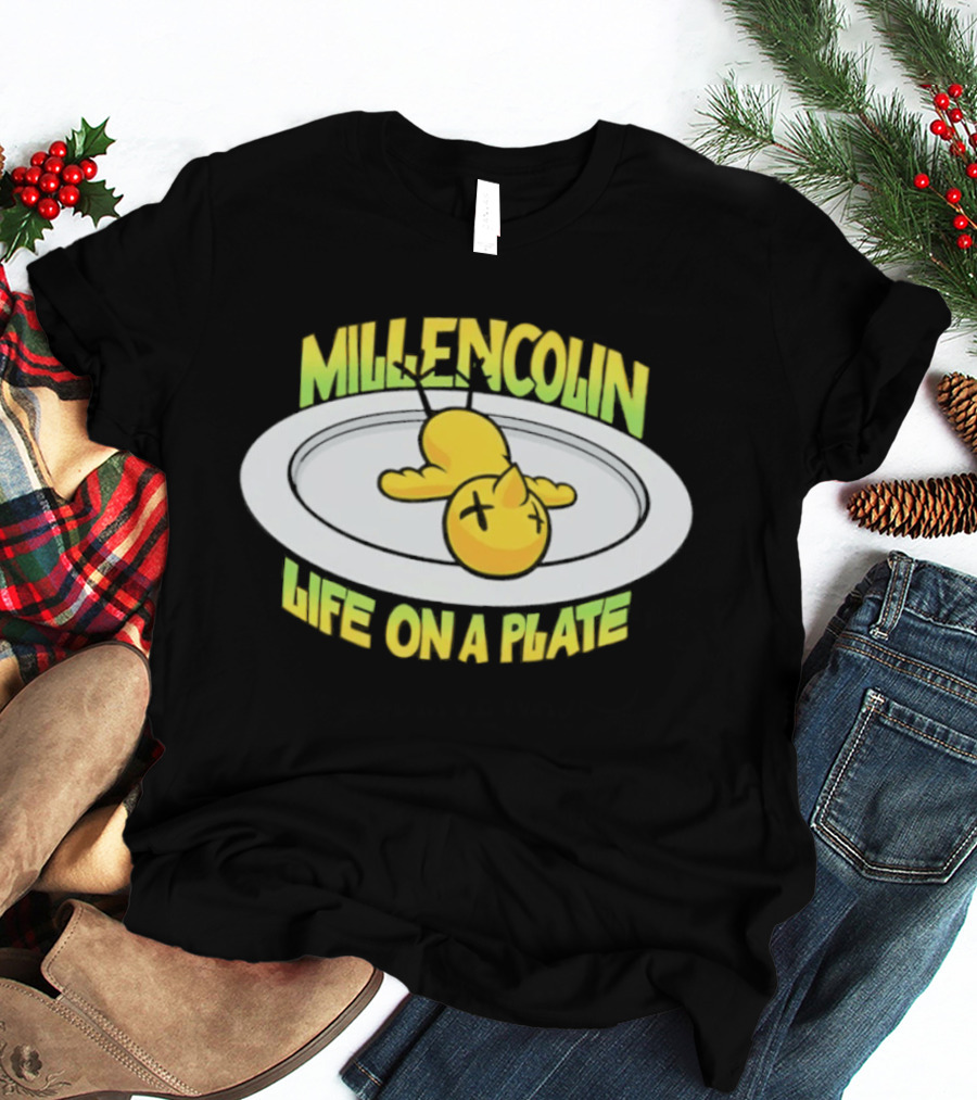 Millencolin Life On A Plate Punk Rock Album Art Yellow Duck T-Shirt