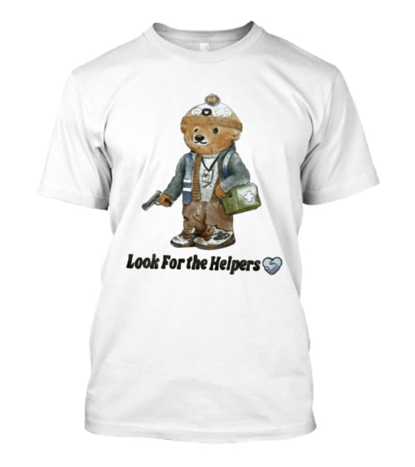 Bryan Bear Look For The Helpers Teddy With Winter Hat And First Aid Kit T-Shirt