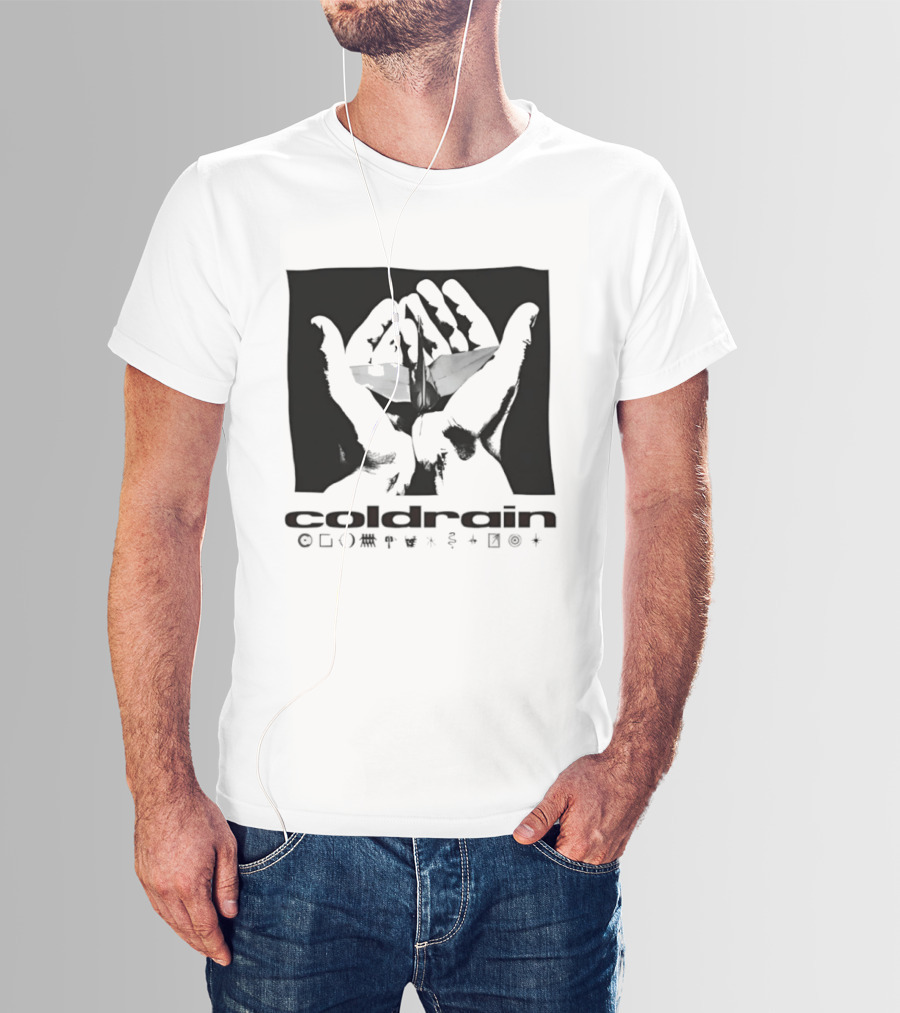 Coldrain Origami Hands Japanese Rock Band T-Shirt
