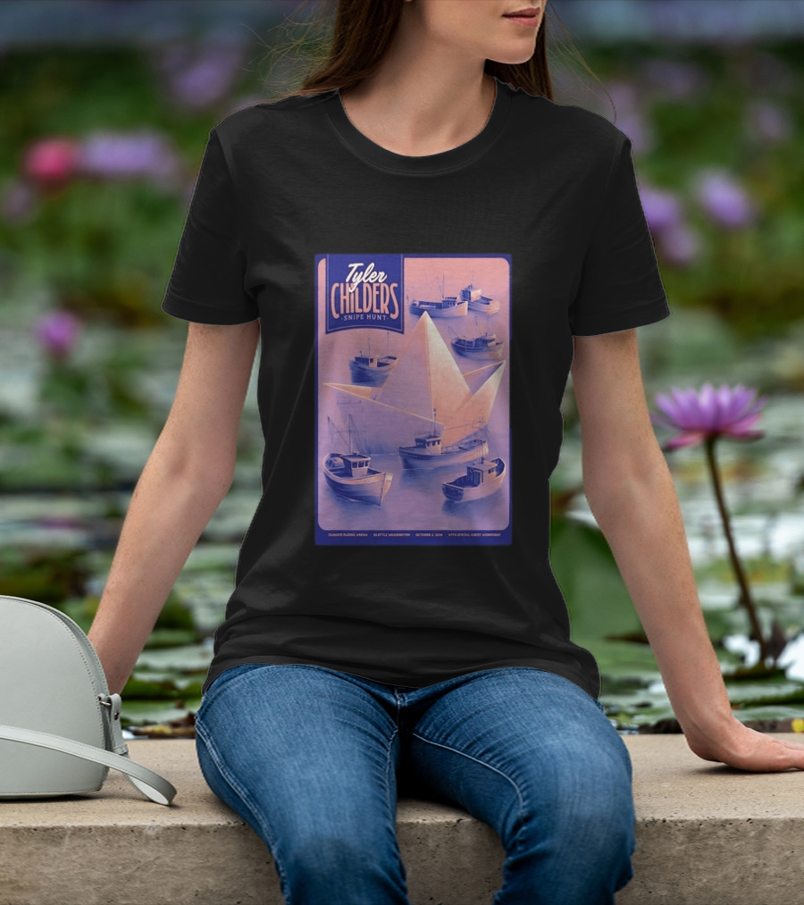 Tyler Childers Snipe Hunt Climate Pledge Arena Seattle Washington October 3 2026 With Special Guest Vermescal T-Shirt