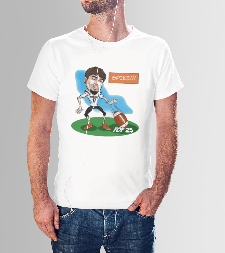 Spike Top 25 Drew Mestemaker Oklahoma State Cowboys Pokes T-Shirt