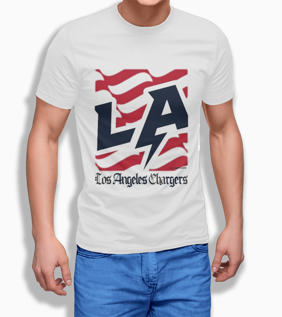 Los Angeles Chargers LA Football Bold Team Spirit T-Shirt