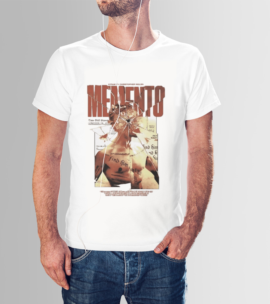 Memento Christopher Nolan Guy Pearce Crime Thriller T-Shirt