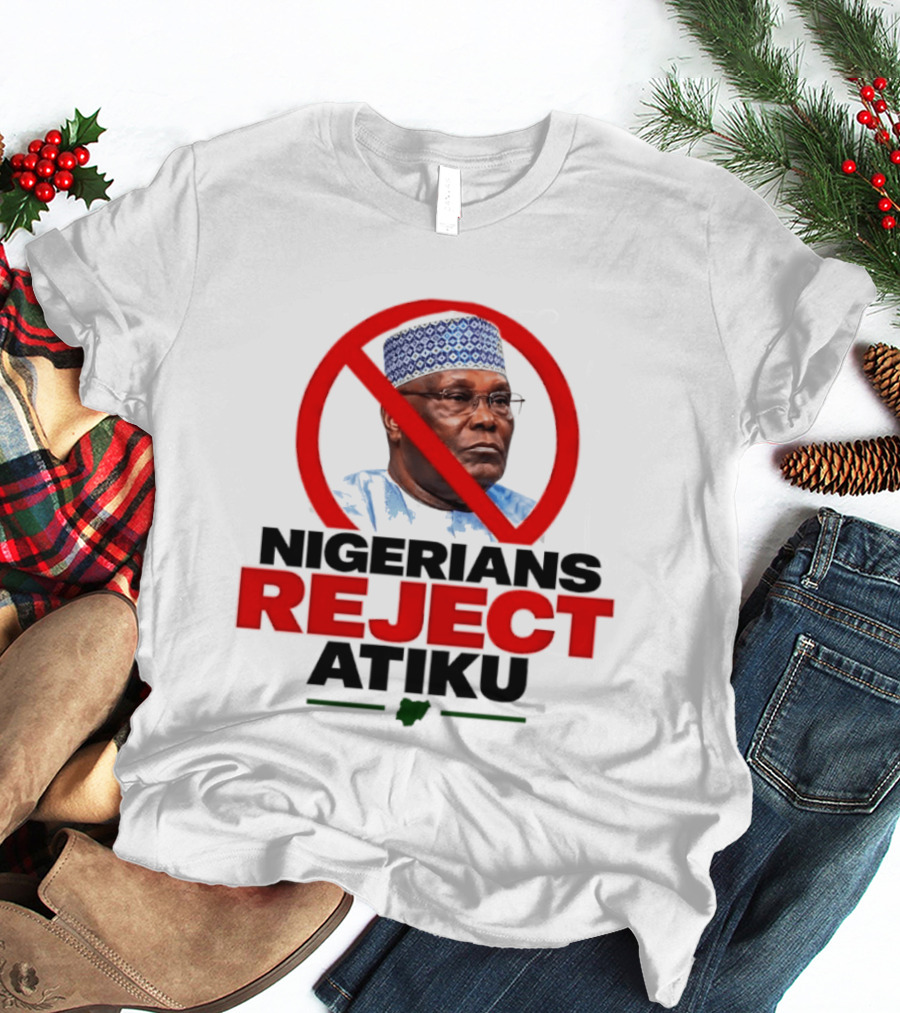 Nigerians Reject Atiku Political Protest Red Circle Image T-Shirt