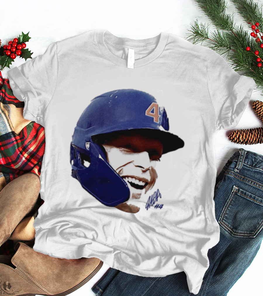 Pete Crow Armstrong Chicago Cubs Big Head Number 40 Baseball T-Shirt