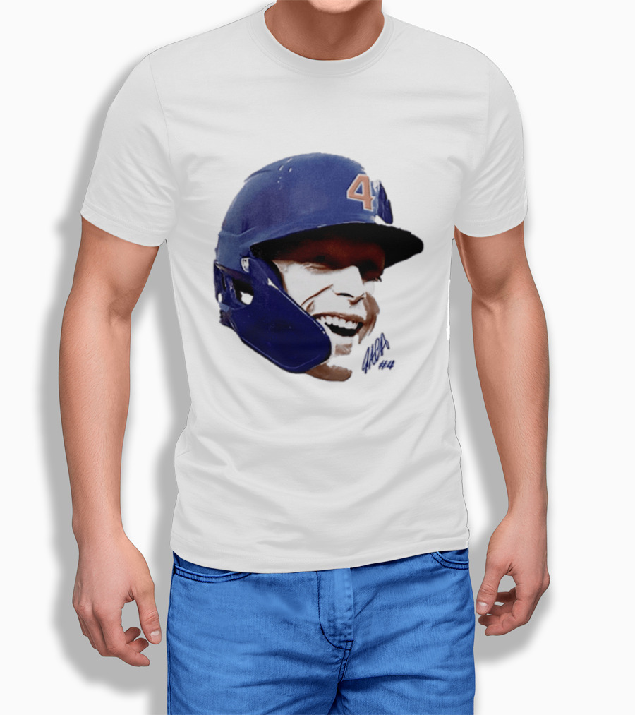 Pete Crow Armstrong Chicago Cubs Big Head Number 40 Baseball T-Shirt