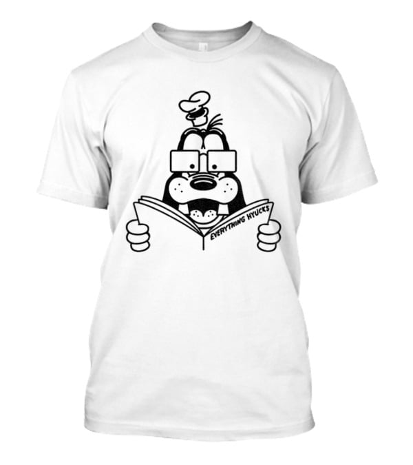Pluto Hyucks Reading The Descendents T-Shirt