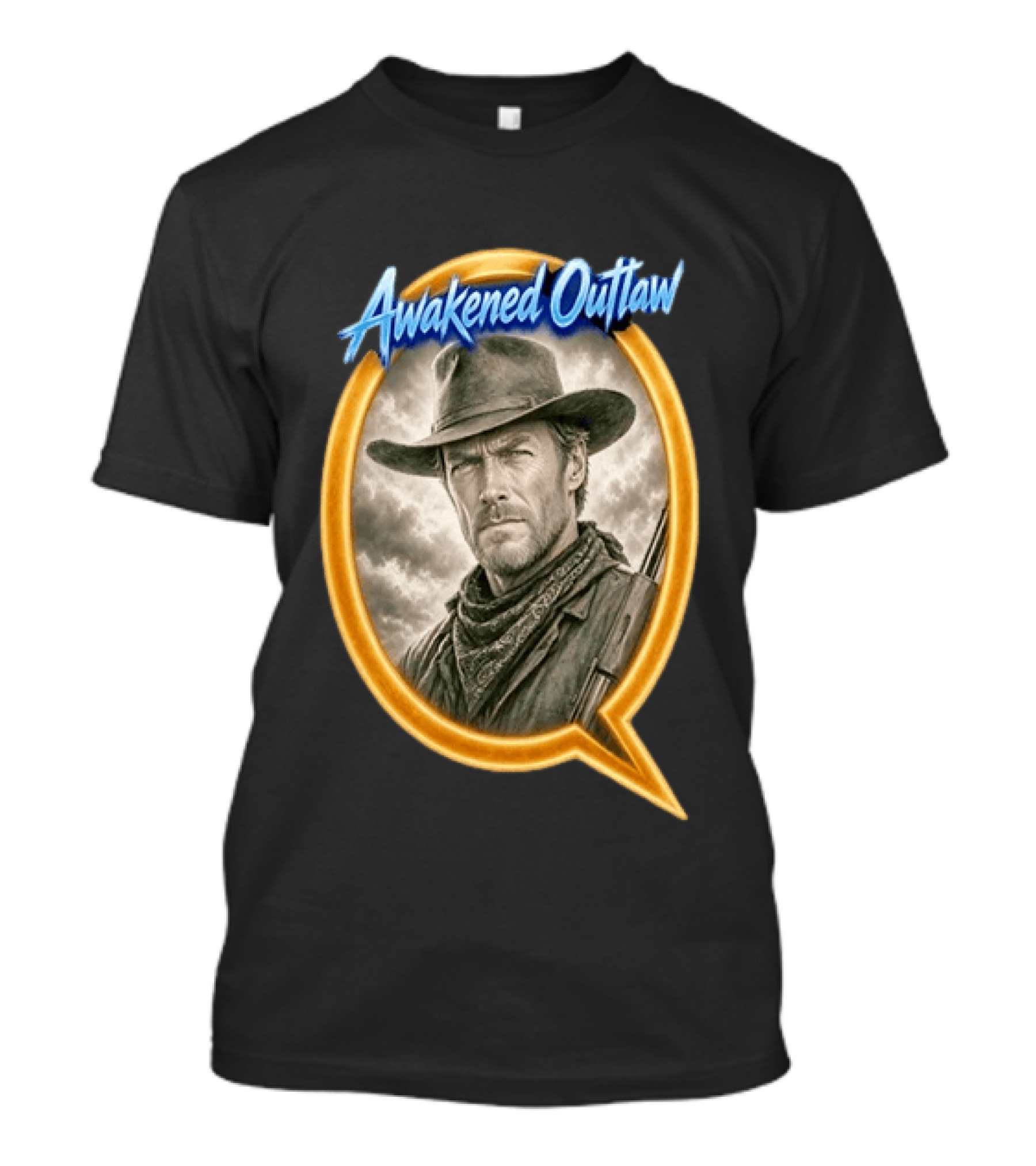 Awakened Outlaw Clint Eastwood Western Cowboy T-Shirt