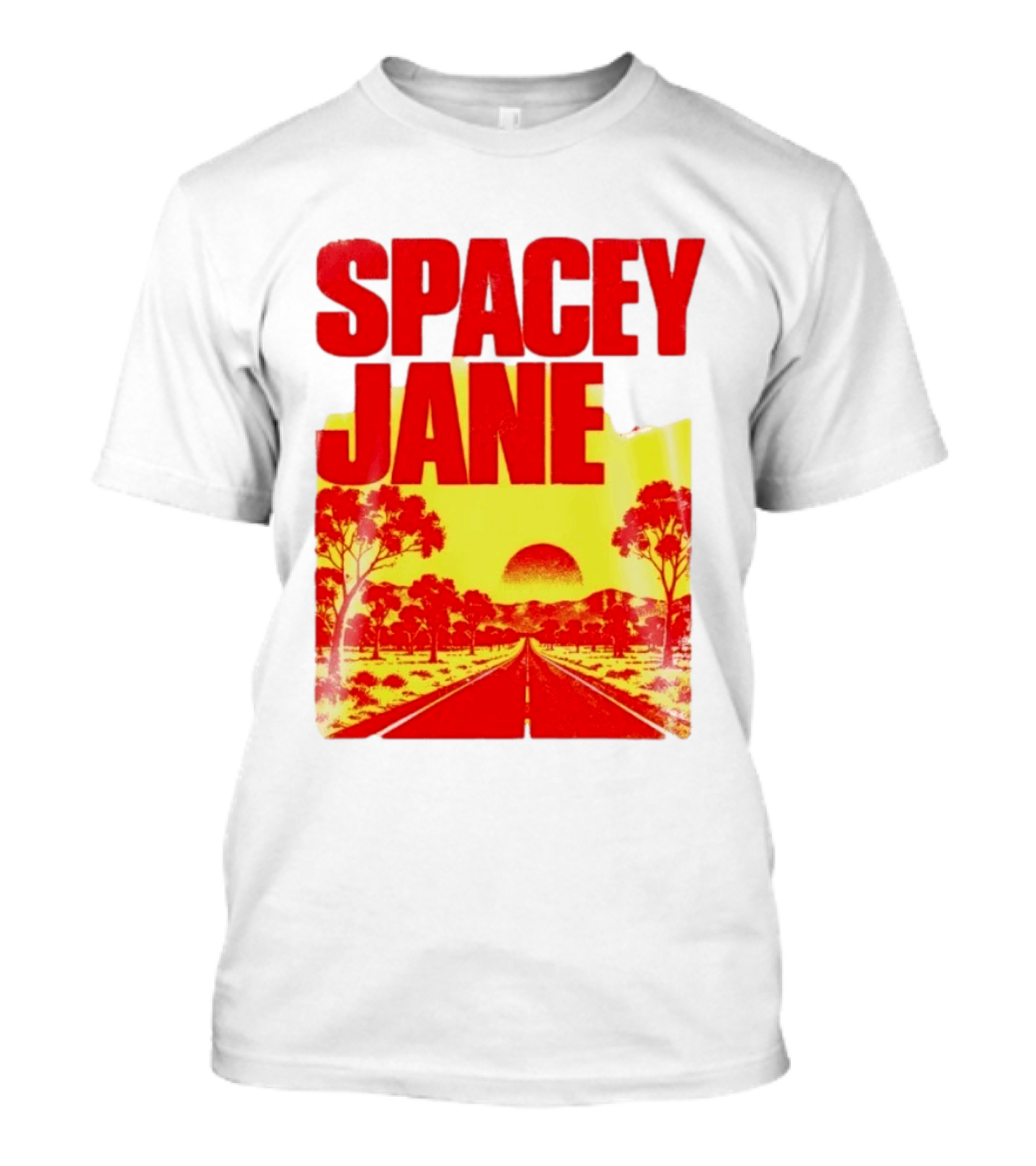 Spacey Jane Live Tour Australian Outback Sunset Scene T-Shirt