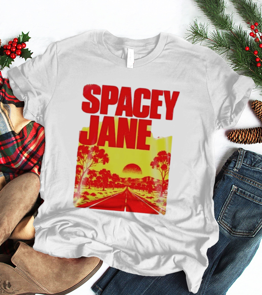 Spacey Jane Live Tour Australian Outback Sunset Scene T-Shirt