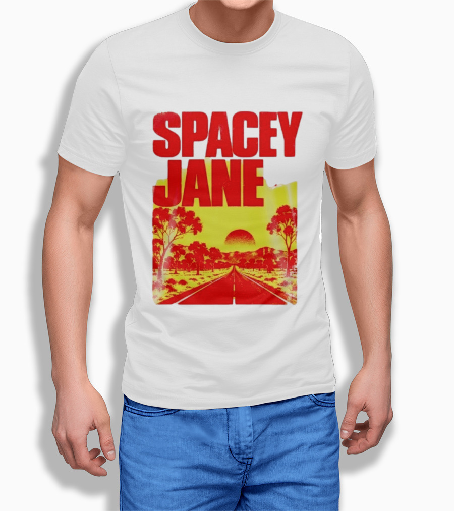 Spacey Jane Live Tour Australian Outback Sunset Scene T-Shirt
