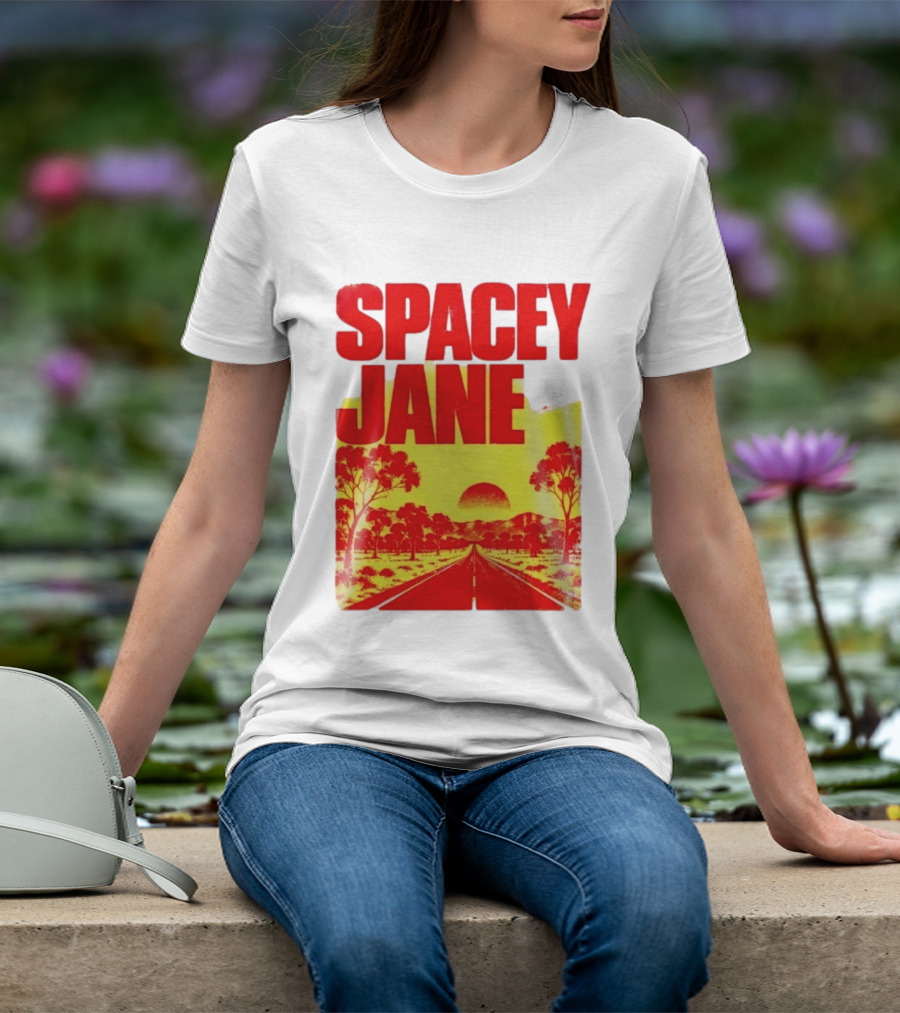 Spacey Jane Live Tour Australian Outback Sunset Scene T-Shirt