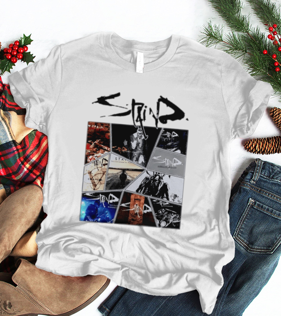 Staind Album Covers Collection Alternative Metal Band T-Shirt