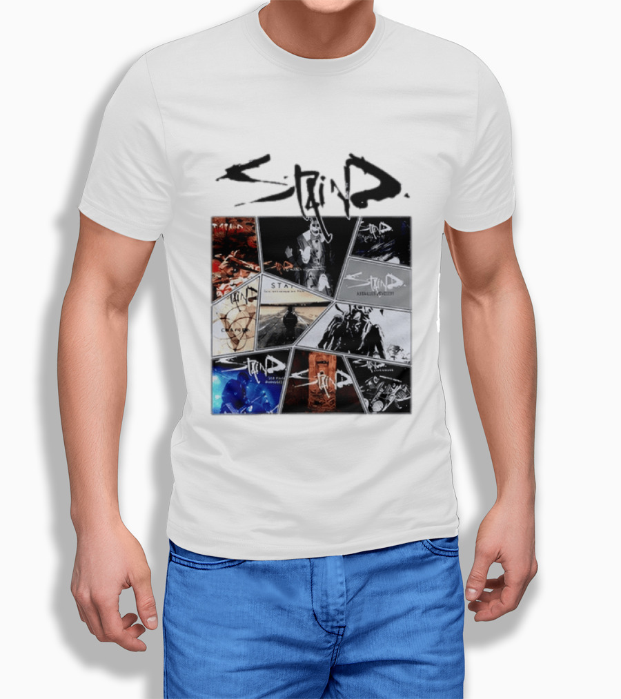 Staind Album Covers Collection Alternative Metal Band T-Shirt