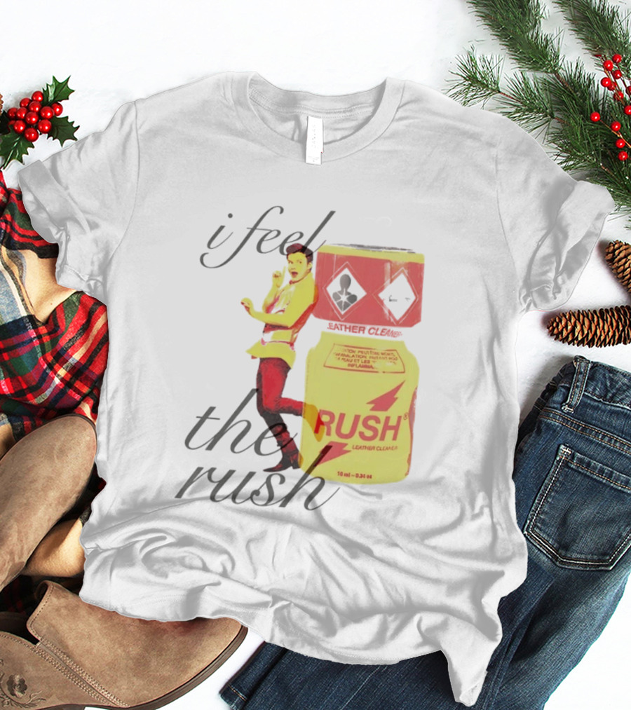 I Feel The Rush Leather Cleaner Chris Colfer T-Shirt