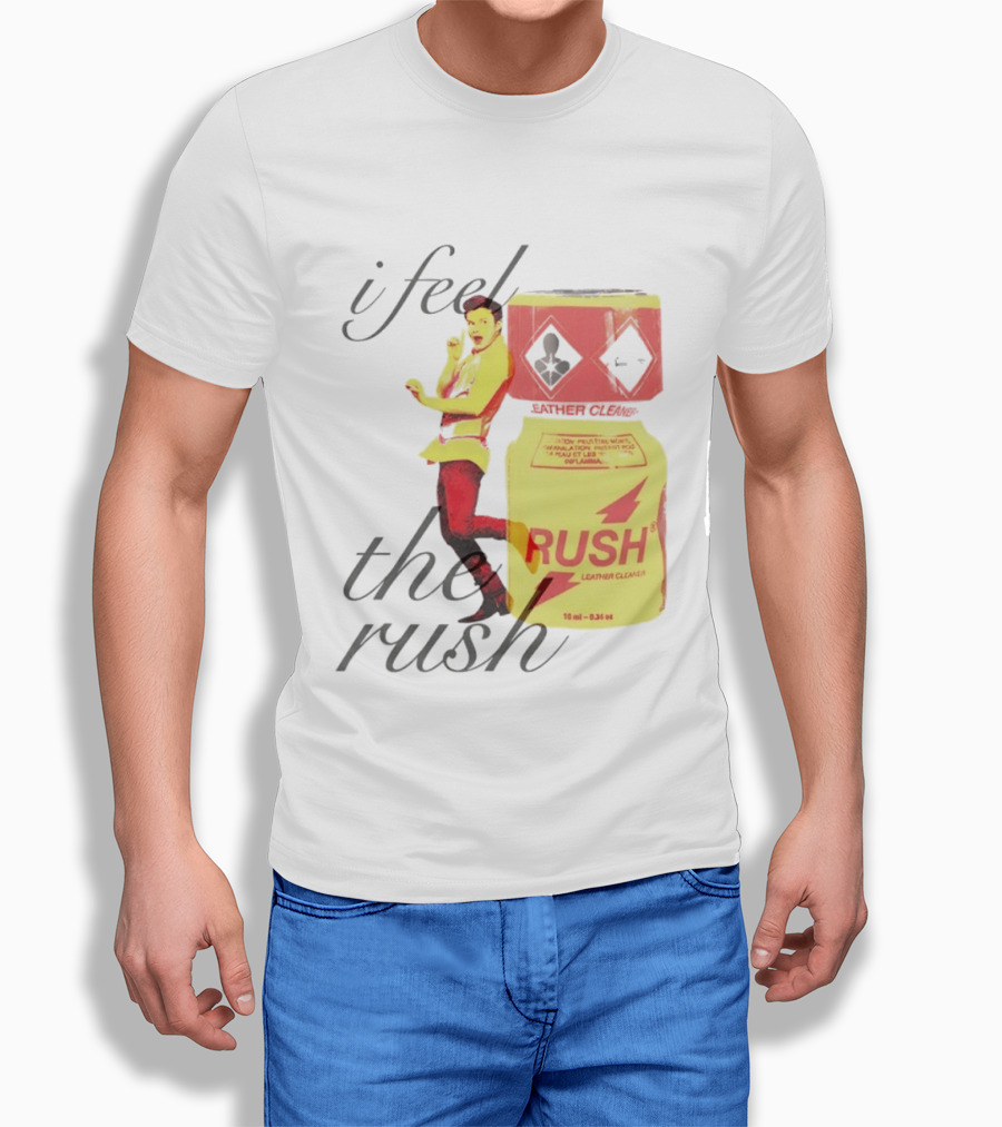 I Feel The Rush Leather Cleaner Chris Colfer T-Shirt