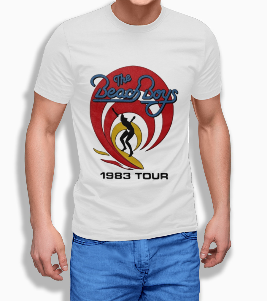 The Beach Boys 1983 Tour Vintage Surf Iconic Music Event T-Shirt