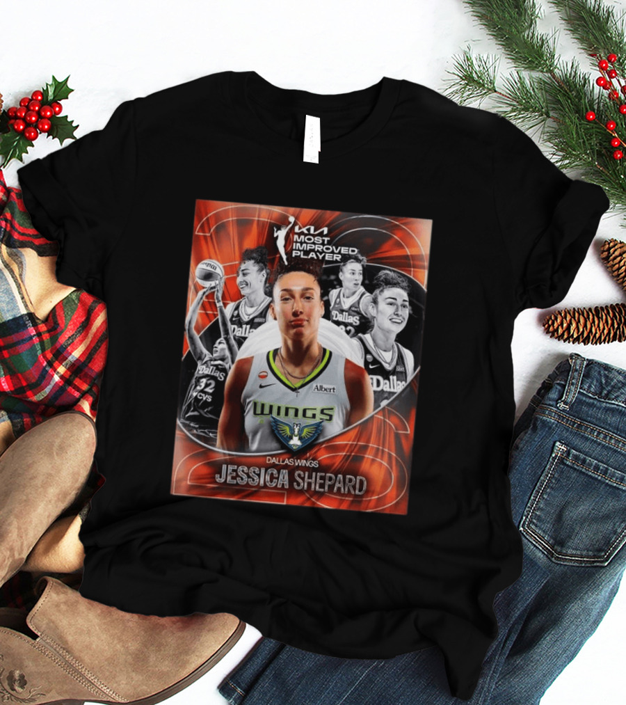WNBA Most Improved Player 2023 Dallas Wings Jessica Shepard T-Shirt