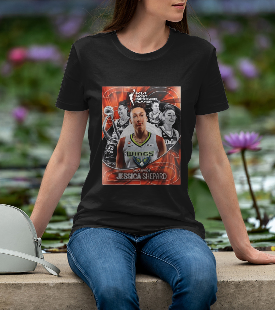 WNBA Most Improved Player 2023 Dallas Wings Jessica Shepard T-Shirt