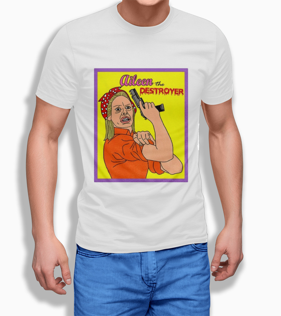 Aileen The Destroyer Halloween Horror Rosie Riveter T-Shirt
