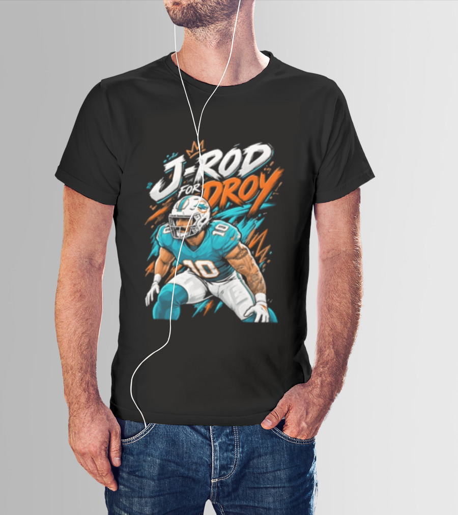 Miami Dolphins J Rod Droy Tyreek Hill Fan T-Shirt