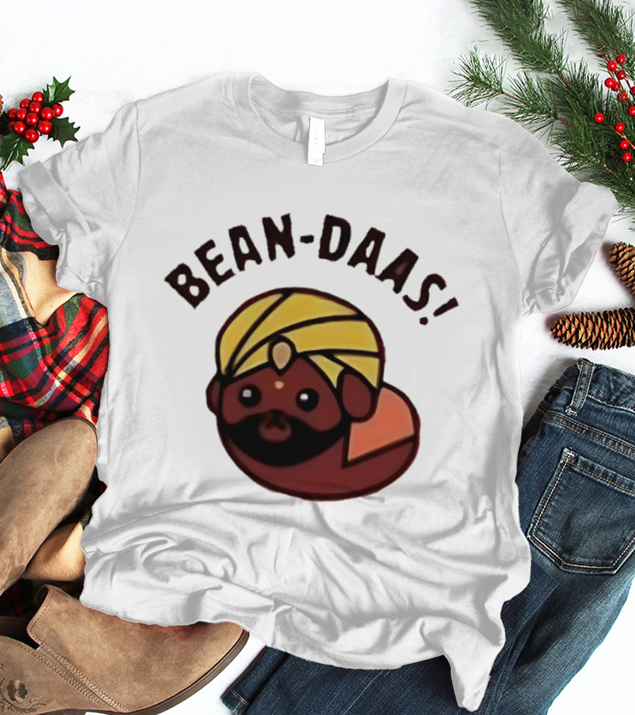 Bean Daas Turbaned Character With Mustache And Beard T-Shirt