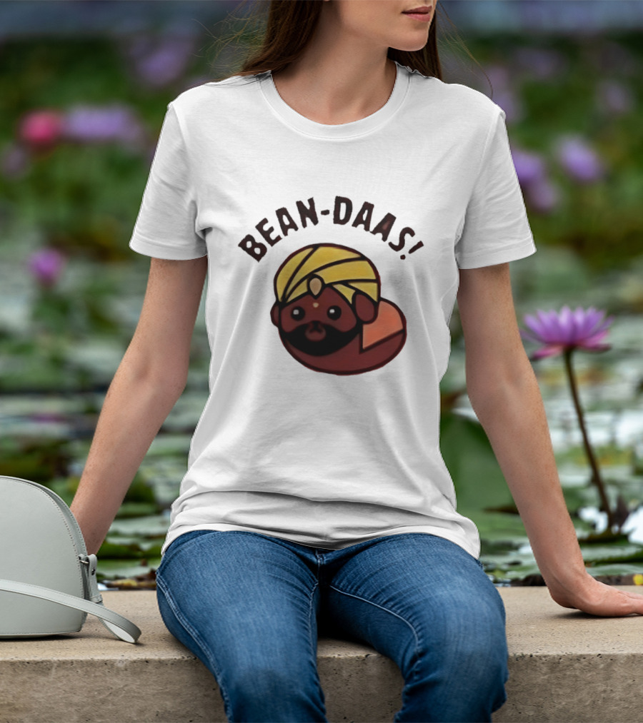 Bean Daas Turbaned Character With Mustache And Beard T-Shirt