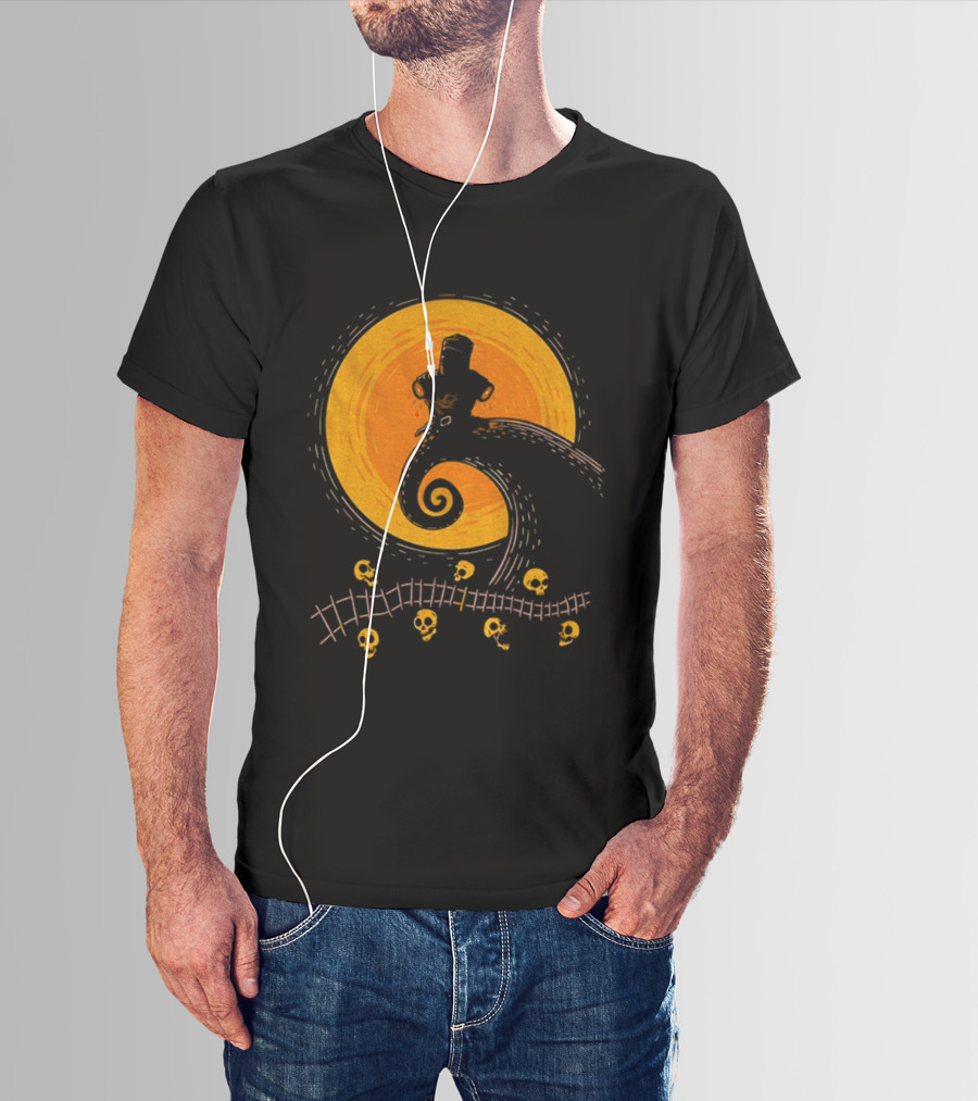 Monty Python And The Holy Grail Meets The Nightmare Before Christmas T-Shirt